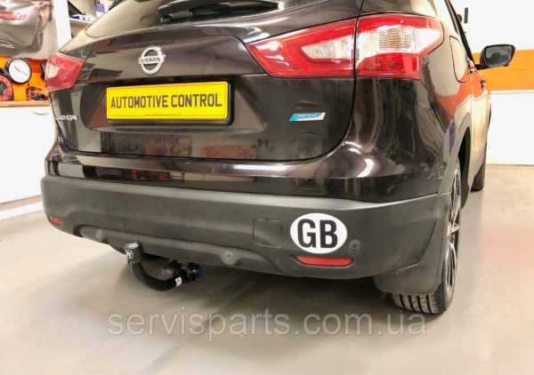 Швидкознімний фаркоп на Nissan Qashqai II 2014-2019 на ключах (Нісан Кашкай) - Зображення 7