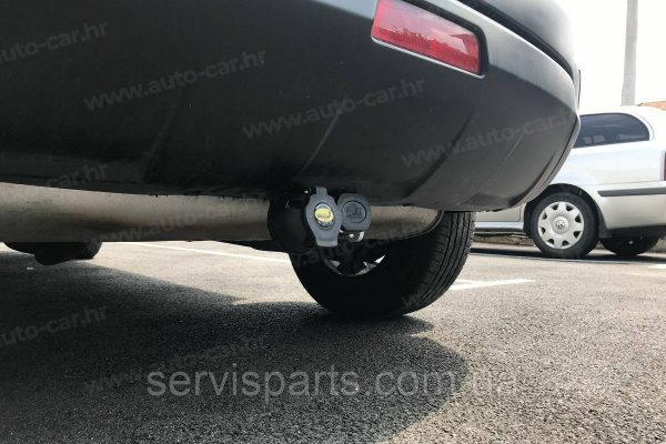 Оцинкований фаркоп на Nissan Qashqai J10 2007-2014 (також Qashqai +2) Швидкознімний автомат на ручці - Зображення 6