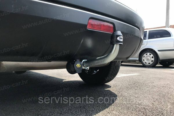 Оцинкований фаркоп на Nissan Qashqai J10 2007-2014 (також Qashqai +2) Швидкознімний автомат на ручці - Зображення 10