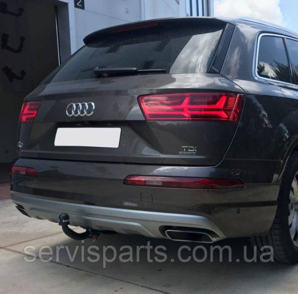 Швидкознімний фаркоп Audi Q7 II 2015- (Ауді Q7) на ключах - Зображення 6