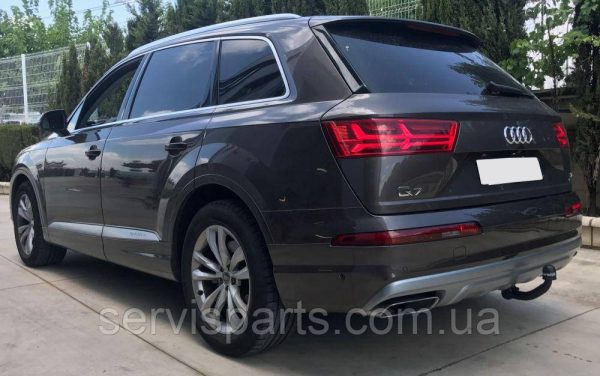 Швидкознімний фаркоп Audi Q7 II 2015- (Ауді Q7) на ключах - Зображення 7
