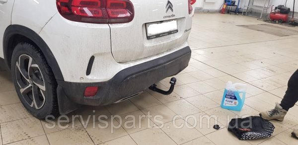Швидкознімний фаркоп на Citroen C5 Aircross 2017- на ключах (Сітроен С5 Айркрос) - Зображення 8