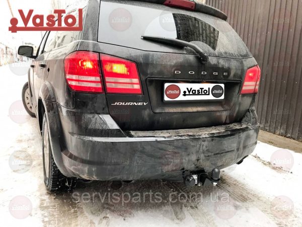Знімний фаркоп на Dodge Journey 2008- (Додж Джорні) Американська вставка під квадрат - Зображення 6
