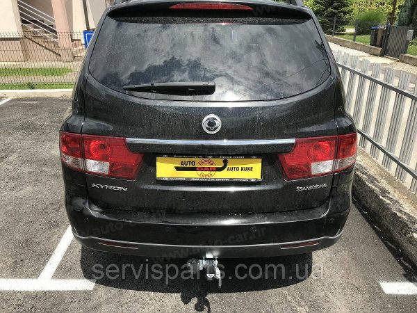 Оцинкований фаркоп на SsangYong Kyron 2005- (СсангЙонг Кайрон) Швидкознімний автомат на ручці - Зображення 2