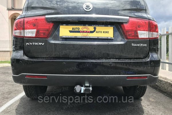 Оцинкований фаркоп на SsangYong Kyron 2005- (СсангЙонг Кайрон) Швидкознімний автомат на ручці - Зображення 6