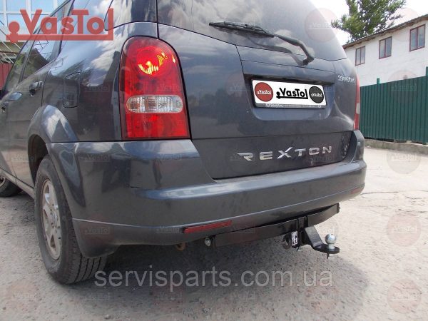 Знімний гак фаркоп на SsangYong Rexton I 2006-2012 (Ссангйонг Рекстон) Американська вставка під квадрат - Зображення 5