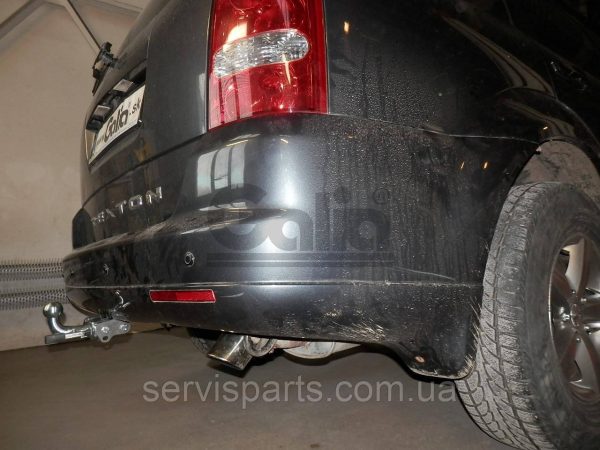 Знімний гак фаркоп на SsangYong Rexton 2005-2017 (Ссангйонг Рекстон) Швидкознімний автомат на ручці - Зображення 5