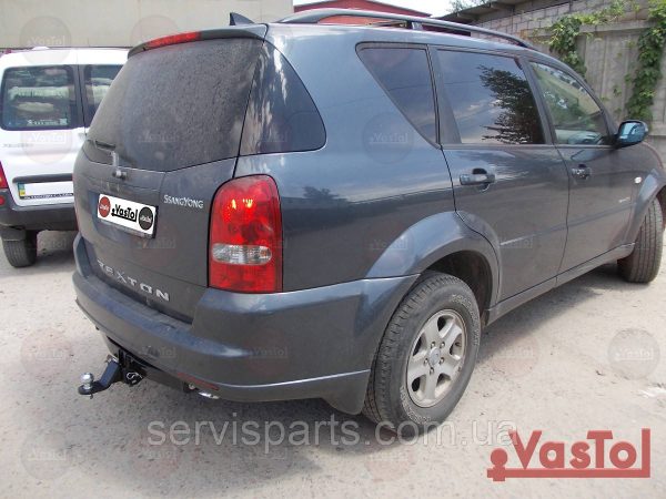 Знімний гак фаркоп на SsangYong Rexton W 2012- (Ссангйонг Рекстон) Американська вставка під квадрат - Зображення 2