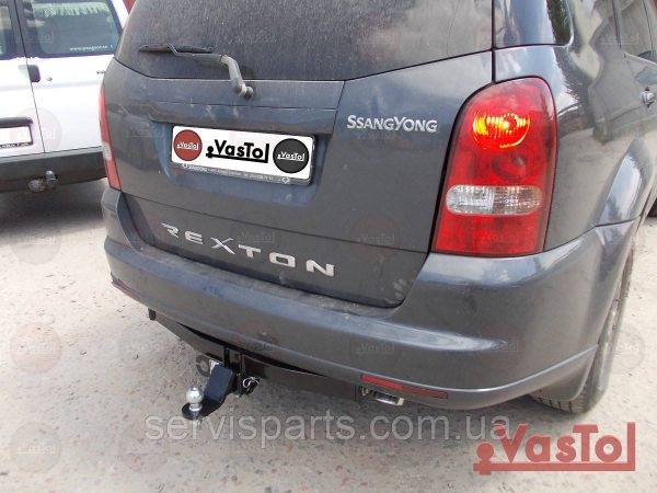 Знімний гак фаркоп на SsangYong Rexton W 2012- (Ссангйонг Рекстон) Американська вставка під квадрат - Зображення 3