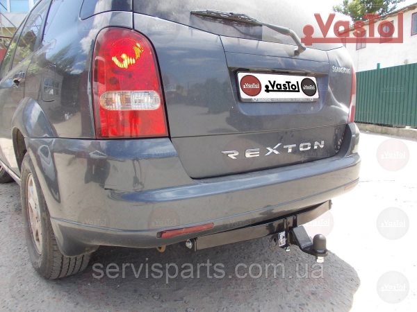 Знімний гак фаркоп на SsangYong Rexton W 2012- (Ссангйонг Рекстон) Американська вставка під квадрат - Зображення 8