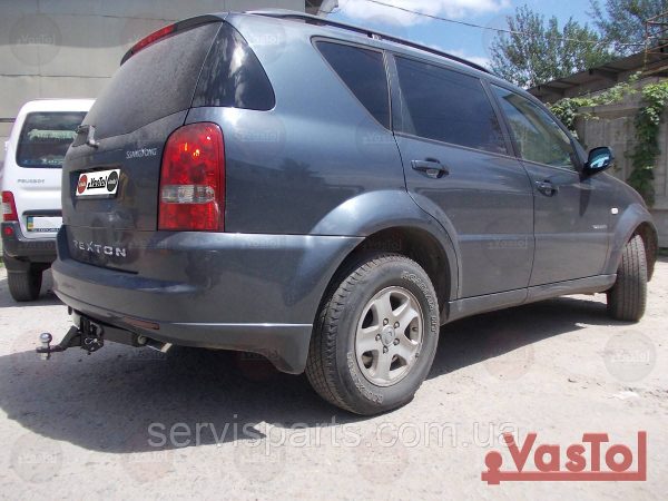 Знімний гак фаркоп на SsangYong Rexton W 2012- (Ссангйонг Рекстон) Американська вставка під квадрат - Зображення 9