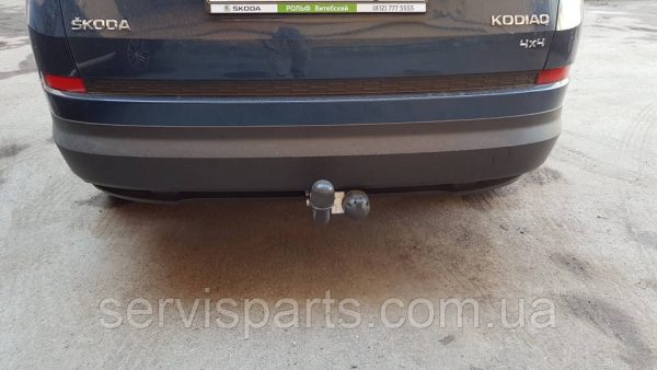 Фаркоп Skoda Kodiaq 2017- (Шкода Кодіак) польський на болтах - Зображення 5