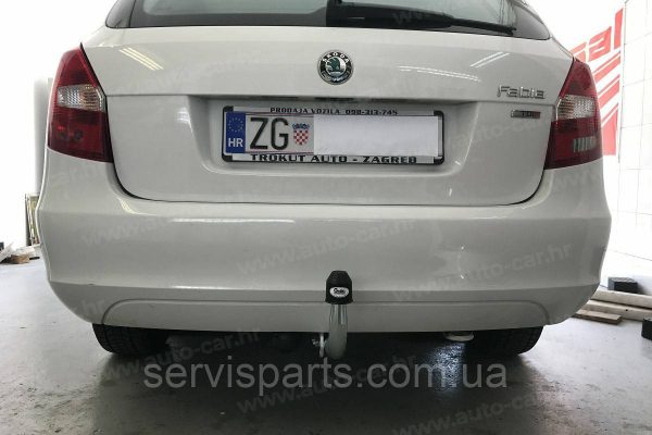 Оцинкований фаркоп на Skoda Fabia 2000-2014 универсал і седан - Зображення 10