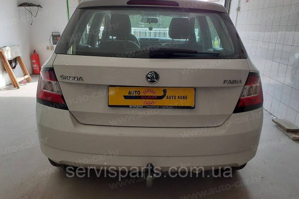 Оцинкований фаркоп на Skoda Fabia III Хетчбек 2014-2018 (Шкода Фабія) - Зображення 4