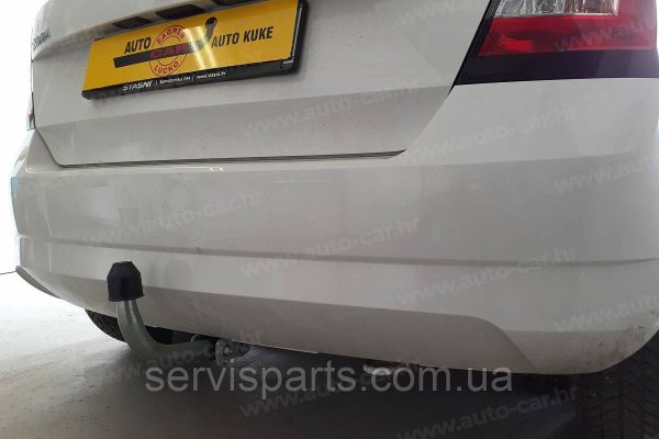 Оцинкований фаркоп на Skoda Fabia III Хетчбек 2014-2018 (Шкода Фабія) - Зображення 2