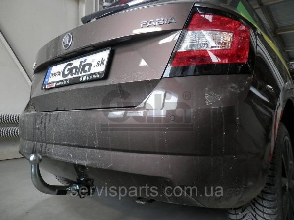 Оцинкований фаркоп на Skoda Fabia III Хетчбек 2014-2018 (Шкода Фабія)