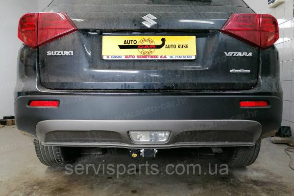 Оцинкований фаркоп на Suzuki Vitara 2018- (Сузунки Вітара) Швидкознімний автомат на ручці - Зображення 5