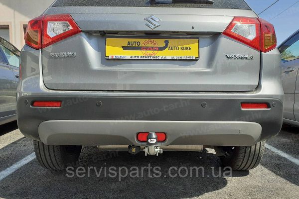 Оцинкований фаркоп на Suzuki Vitara 2015-2018 (Сузукі Вітара) Швидкознімний автомат на ручці - Зображення 10