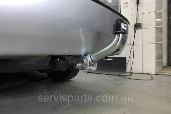 Оцинкований фаркоп на Skoda Octavia A4 Tour 1997-2010 окрім 4x4 Швидкознімний автомат на ручці - Зображення 3
