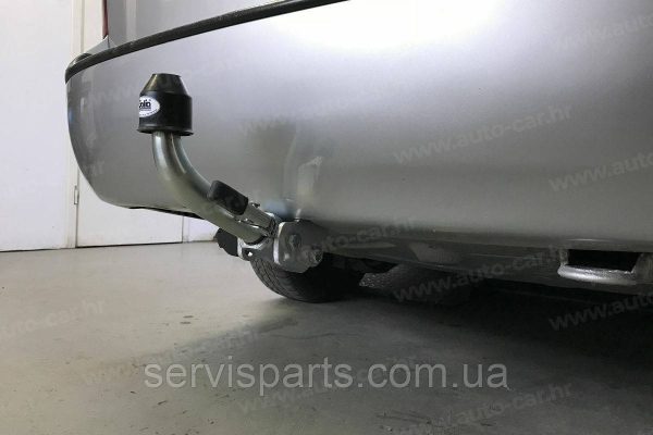 Оцинкований фаркоп на Skoda Octavia A4 Tour 1997-2010 окрім 4x4 Швидкознімний автомат на ручці - Зображення 4