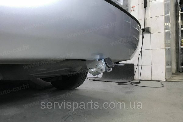 Оцинкований фаркоп на Skoda Octavia A4 Tour 1997-2010 окрім 4x4 Швидкознімний автомат на ручці - Зображення 6