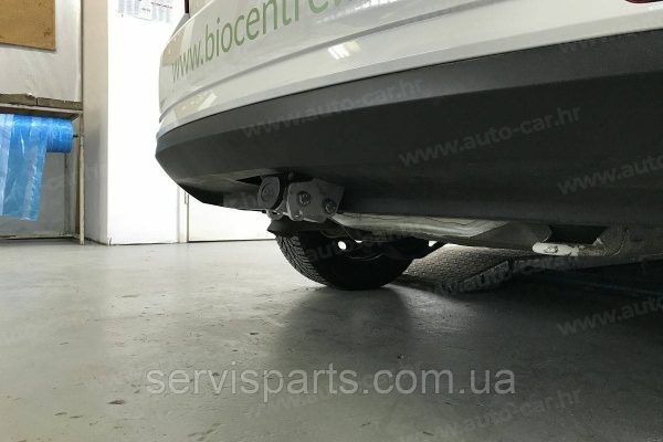 Оцинкований фаркоп на Skoda Rapid 2012-2020 (Rapid Spaceback) Швидкознімний автомат на ручці - Зображення 2