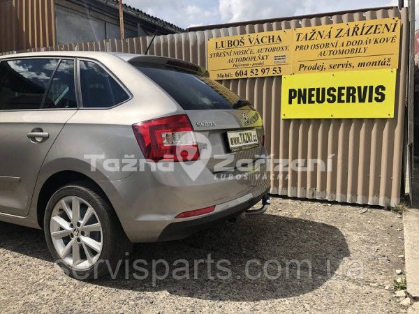 Оцинкований фаркоп на Skoda Rapid 2012-2020 (Rapid Spaceback) - Зображення 9