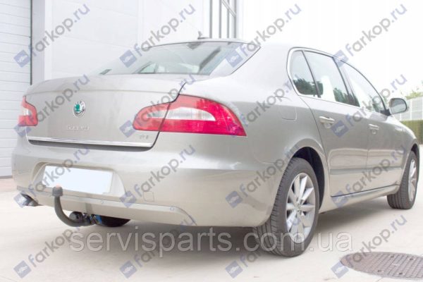 Швидкоз'ємний фаркоп на Skoda Superb II 2008-2015 на ключі (Шкода Суперб) - Зображення 9