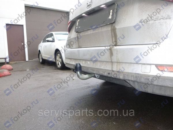 Оцинкований фаркоп на Skoda Superb III 2015- (Шкода Суперб) - Зображення 7