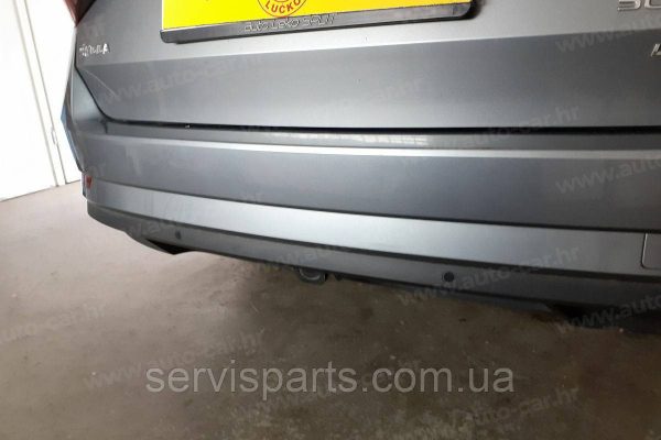 Оцинкований фаркоп на Skoda Superb III 2015- (Шкода Суперб) Швидкознімний автомат на ручці - Зображення 2