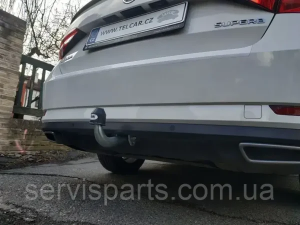 Оцинкований фаркоп на Skoda Superb III 2015- (Шкода Суперб)