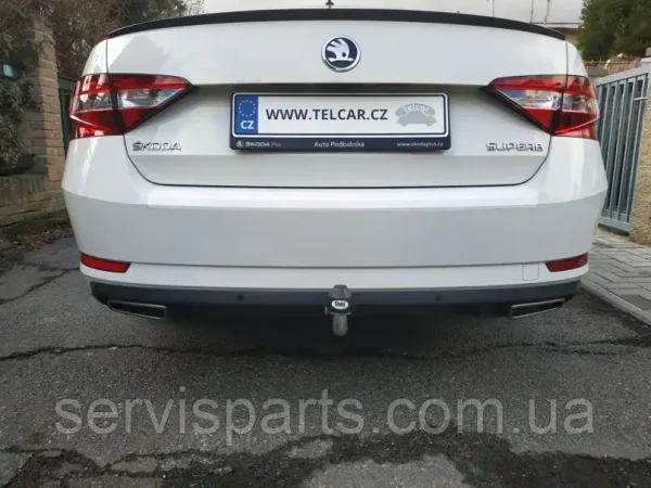 Оцинкований фаркоп на Skoda Superb III 2015- (Шкода Суперб) - Зображення 10