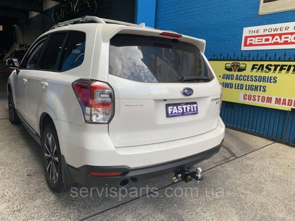 Знімний гак фаркоп на Subaru Forester SH 2008-2012 (Субару Форестер) Американська вставка під квадрат - Зображення 4