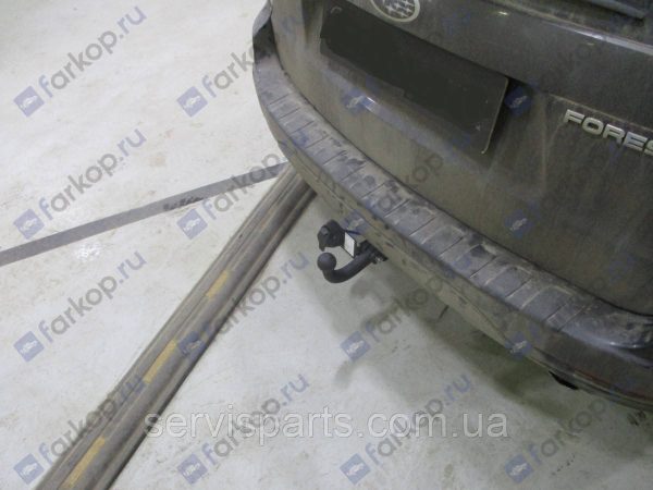 Польський фаркоп на Subaru Forester SH 2008-2012 (Субару Форестер) без підрізу бампера - Зображення 9