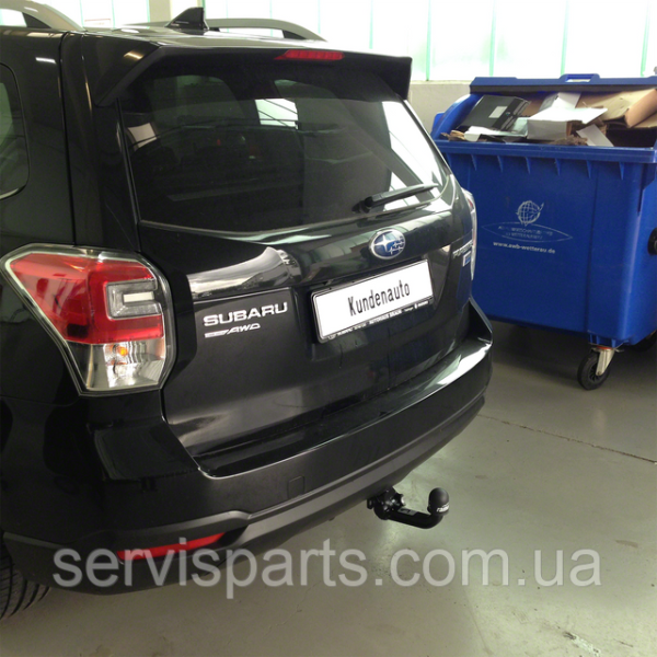 Швидкознімний фаркоп на Subaru Forester SJ 2013-2018 на ключах - Зображення 5
