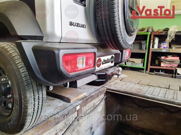 Знімний гак фаркоп на Suzuki Jimny 2018- (Сузукі Джимні) Американська вставка під квадрат