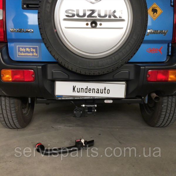 Швидкознімний фаркоп на Suzuki Jimny 2018 - на ключах - Зображення 2