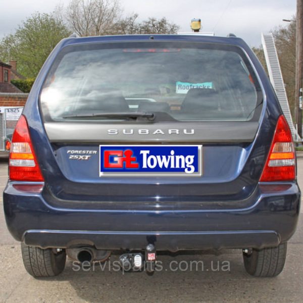 Польський фаркоп на Subaru Forester 1998-2008 (Субару Форестер) без підрізу бампера - Зображення 3