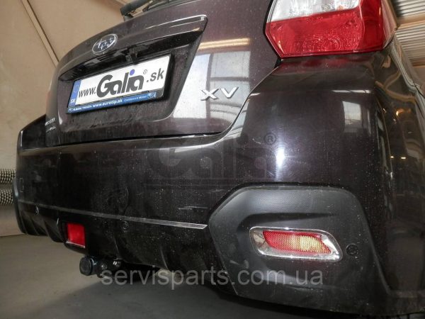 Оцинкований фаркоп на Subaru XV I 2011-2017 (Субару XV) Швидкознімний автомат на ручці