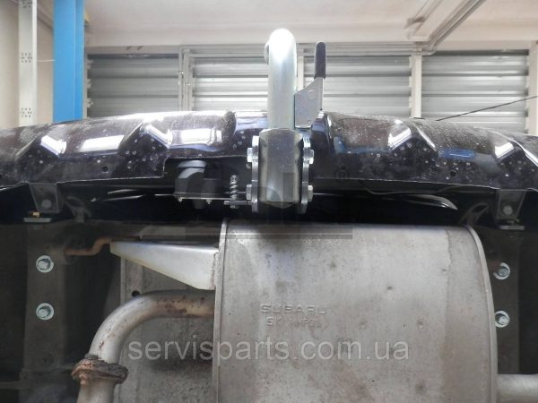 Оцинкований фаркоп на Subaru XV I 2011-2017 (Субару XV) Швидкознімний автомат на ручці - Зображення 2