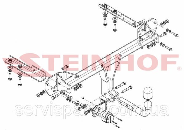 Польський фаркоп на Subaru XV I 2011-2017 (Субару XV) - Зображення 10