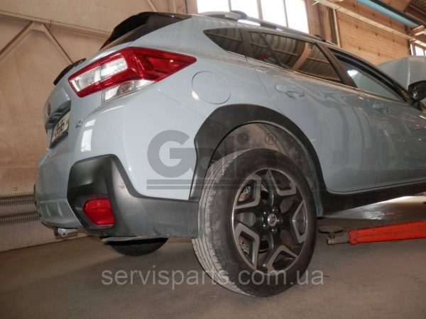 Оцинкований фаркоп на Subaru XV II 2017- (Субару XV) Швидкознімний автомат на ручці