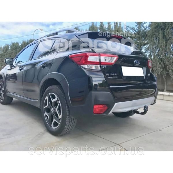 Польський фаркоп на Subaru XV II 2017- (Субару XV) без підрізу бампера