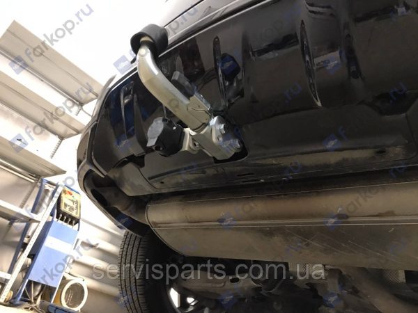 Оцинкований фаркоп на Land Rover Discovery Sport L550 2019 - без підрізу бампера Швидкознімний автомат на ручці - Зображення 8