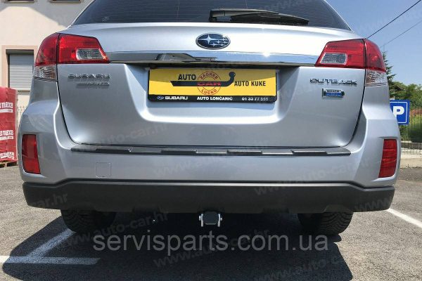 Оцинкований фаркоп на Subaru Legacy Outback 2009-2014 (Субару Аутбек) Швидкознімний автомат на ручці - Зображення 3