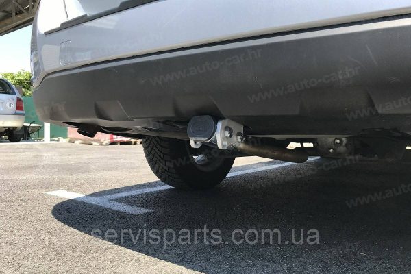 Оцинкований фаркоп на Subaru Legacy Outback 2009-2014 (Субару Аутбек) Швидкознімний автомат на ручці