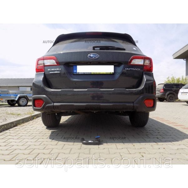 Швидкознімний фаркоп на Subaru Outback 2014-2019 на ключах