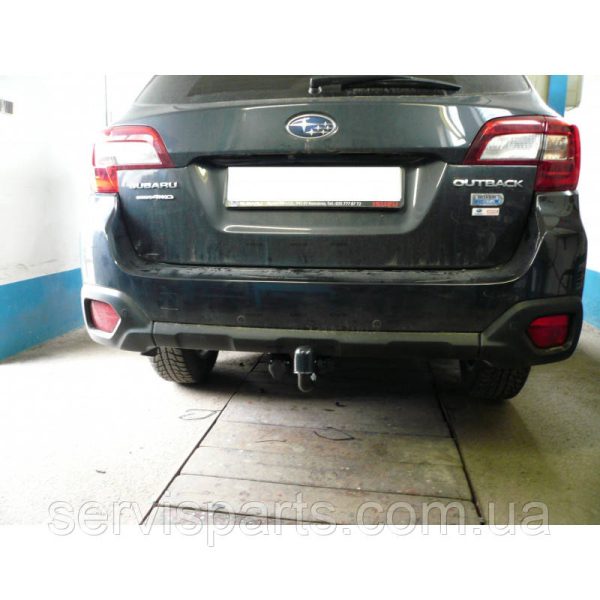 Швидкознімний фаркоп на Subaru Outback 2014-2019 на ключах - Зображення 5