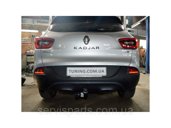 Польський фаркоп на Renault Kadjar 2016- (Рено Каджар) без підрізу бампера - Зображення 3