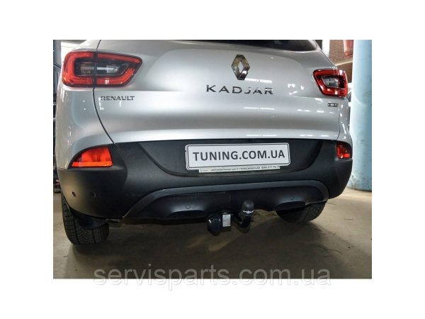 Польський фаркоп на Renault Kadjar 2016- (Рено Каджар) без підрізу бампера - Зображення 2